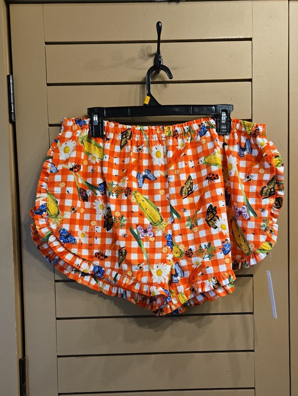 Lisa Says Gah Agatha Short In Garden Critter Gingham Size XL - Picture 5 of 10
